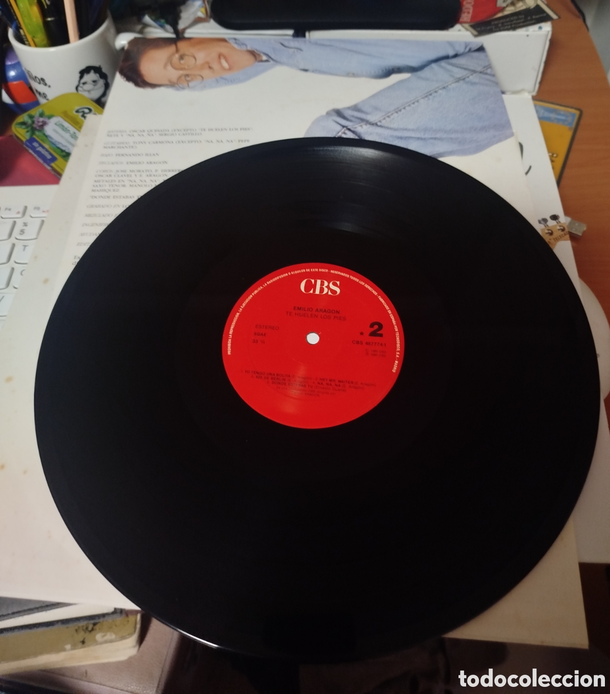 Discos de vinilo: Emilio Aragon - Te huelen los pies - Foto 2