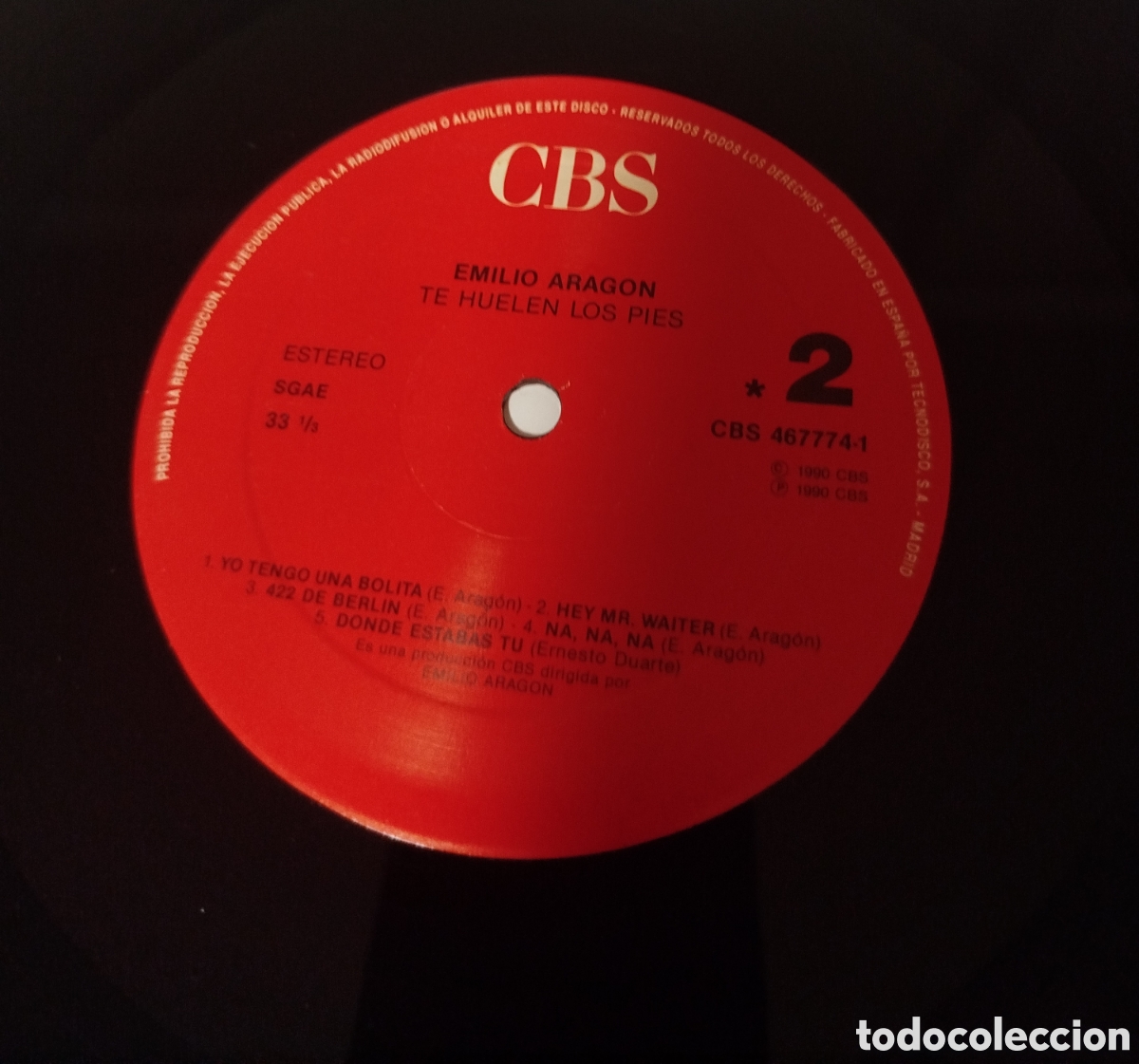 Discos de vinilo: Emilio Aragon - Te huelen los pies - Foto 3