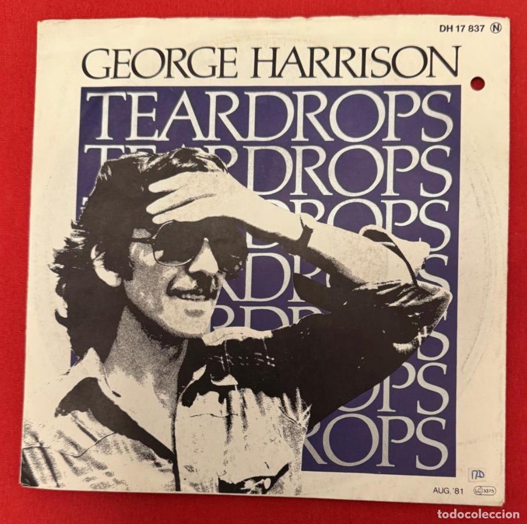 Discos de vinilo: George Harrison Teardrops single - Foto 1