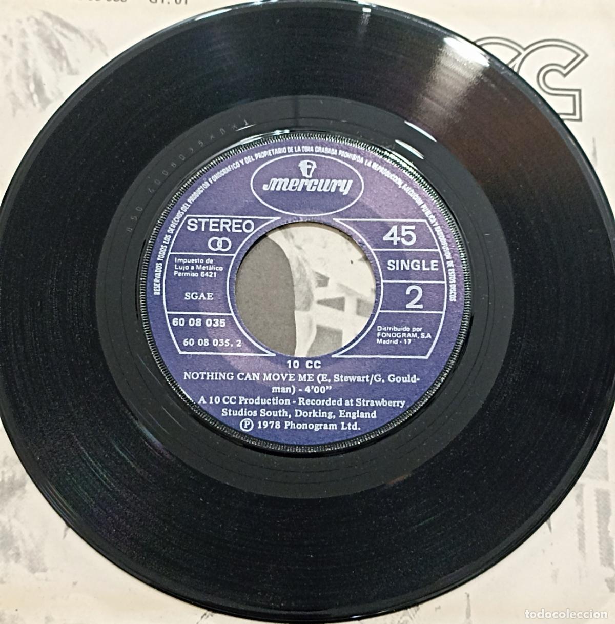 Discos de vinilo: SINGLE 10CC - DREADLOCK HOLIDAY - MERCURY 1978 - Foto 4