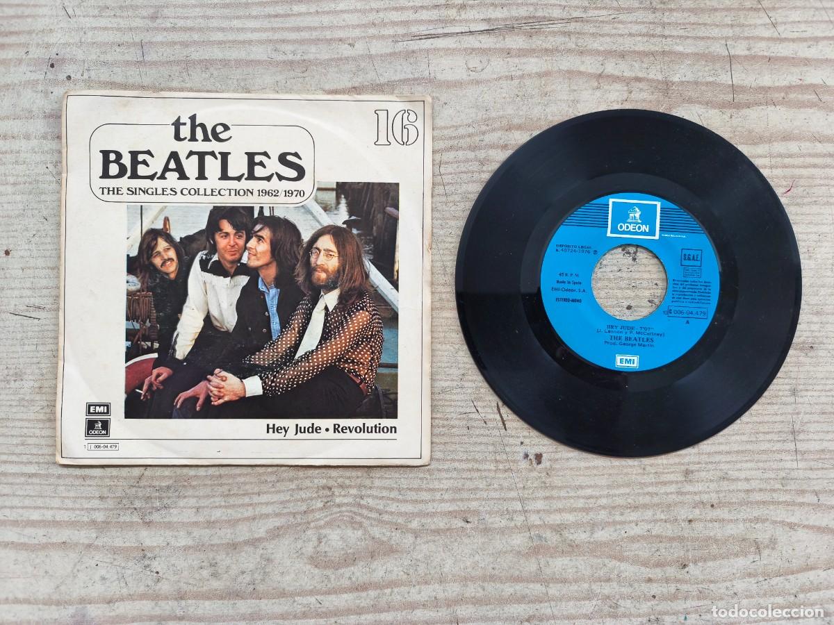 Discos de vinilo: The Beatles - Hey Jude - Revolution - Single - Foto 1