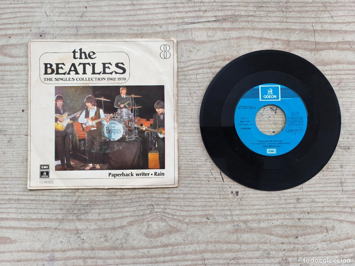 Discos de vinilo: The Beatles - Paperback Writer - Rain - Single - Foto 1