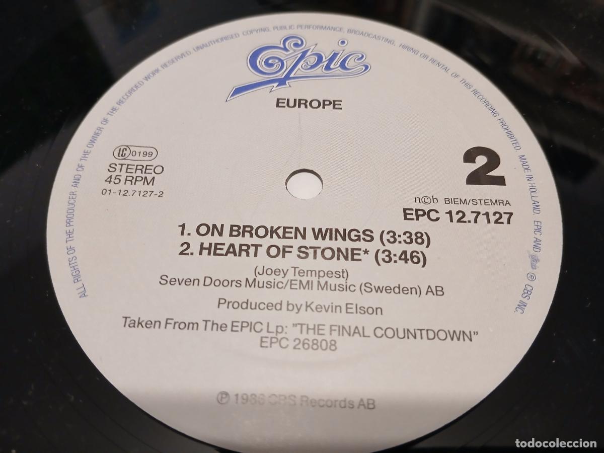 Discos de vinilo: Europe &ndash; The Final Countdown- (1986) maxi-single - Foto 4