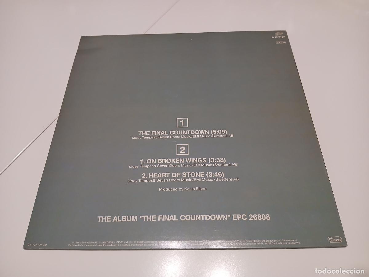 Discos de vinilo: Europe &ndash; The Final Countdown- (1986) maxi-single - Foto 8