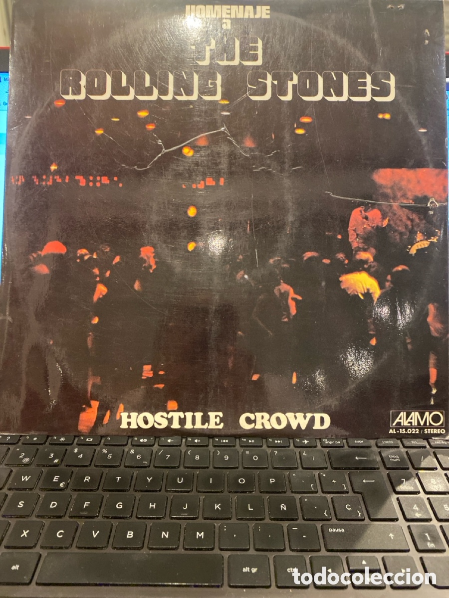 Discos de vinilo: HOMENAJE A THE ROLLING STONES - HOSTILE CROWD LP SPAIN - Foto 1