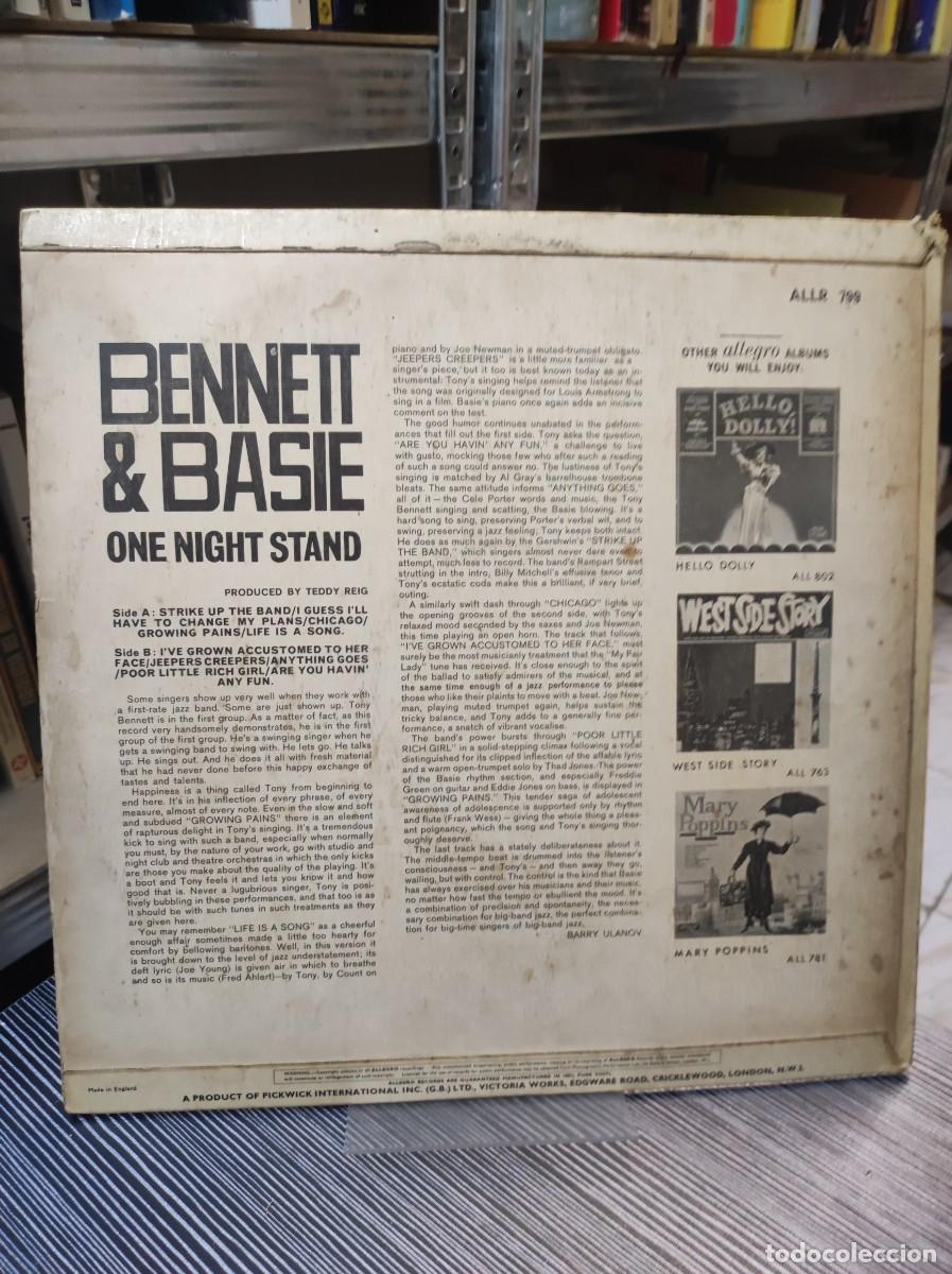 Discos de vinilo: Tony Bennett & Count Basie &ndash; One Night Stand - Foto 2