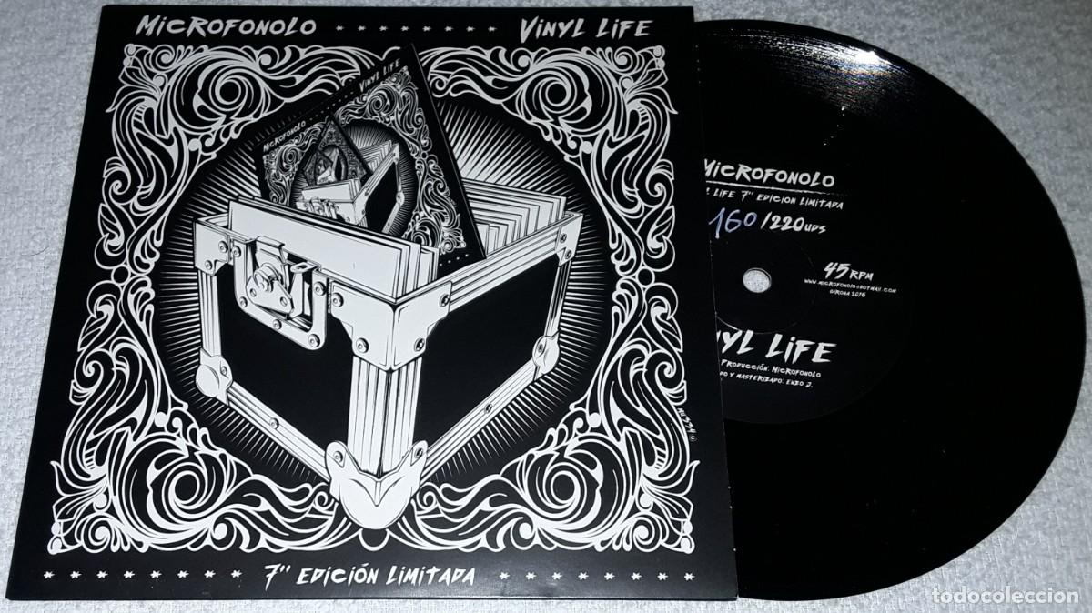 Discos de vinilo: SG - MICROFONOLO - VINYL LIFE / CAMBIOS - EDICI&Oacute;N LIMITADA Y NUMERADA - Foto 1