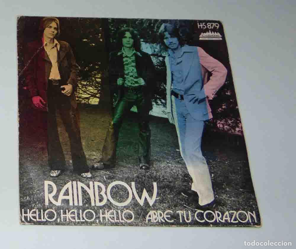 Discos de vinilo: RAINBOW - HELLO HELLO HELLO - SINGLE 1972 - Foto 3