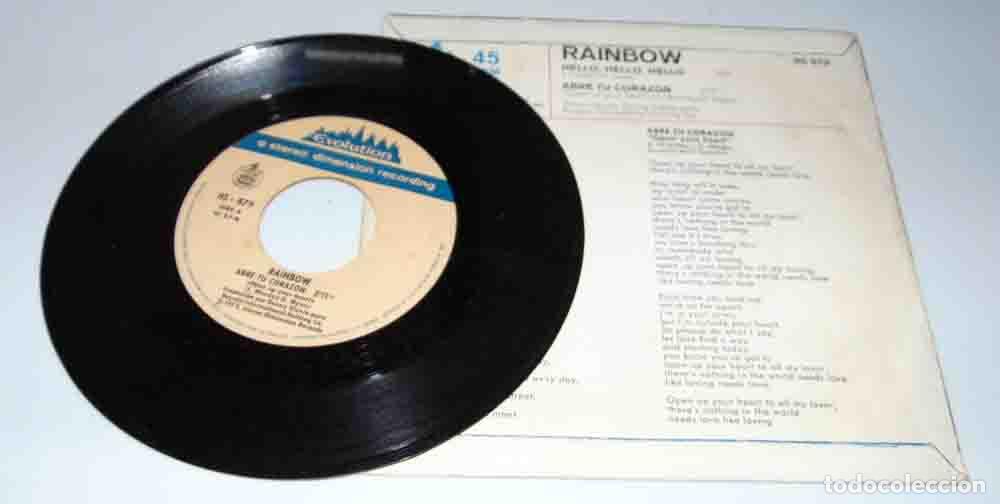 Discos de vinilo: RAINBOW - HELLO HELLO HELLO - SINGLE 1972 - Foto 6