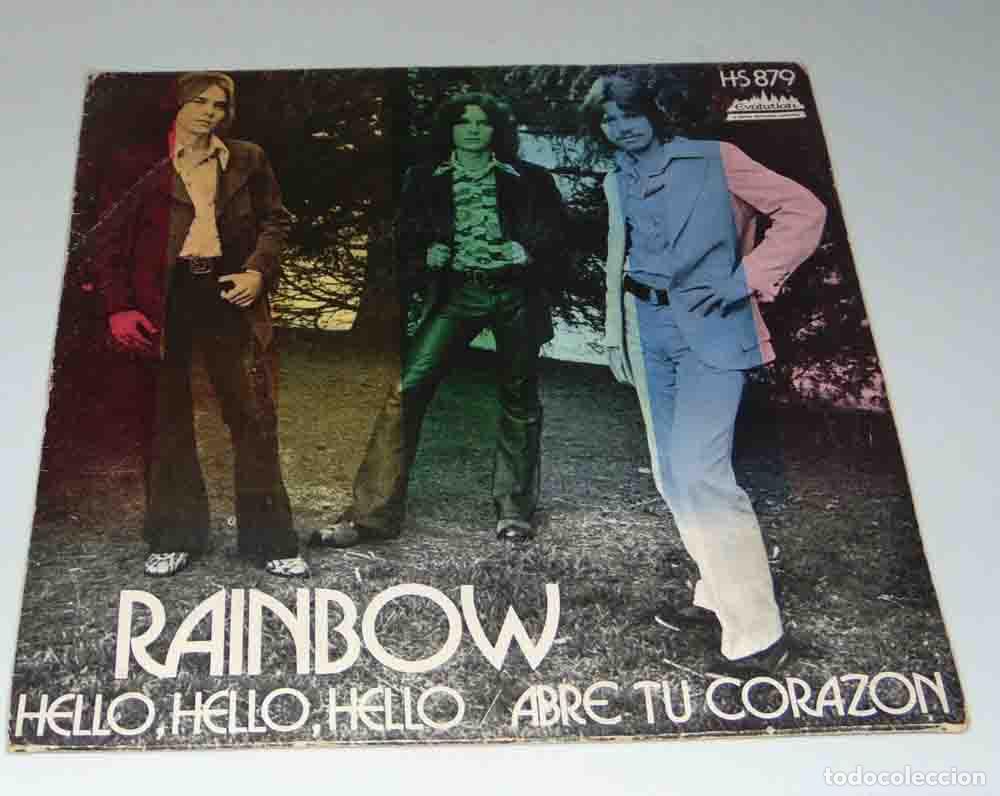 Discos de vinilo: RAINBOW - HELLO HELLO HELLO - SINGLE 1972 - Foto 1