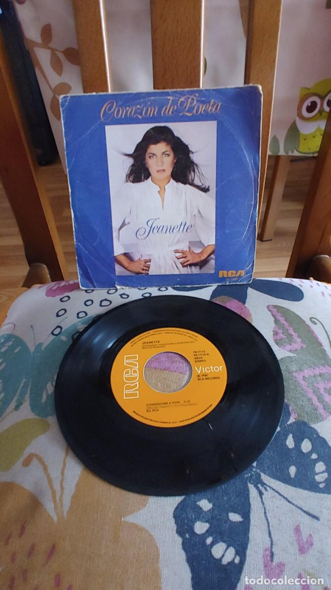 Discos de vinilo: JEANETTE-SINGLE CORAZON DE POETA - Foto 1