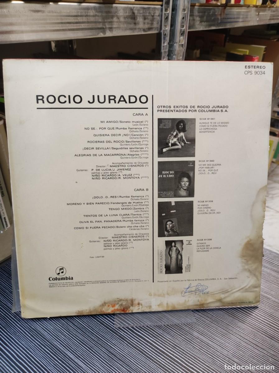 Discos de vinilo: Rocio Jurado &ndash; Rocio Jurado - Foto 2