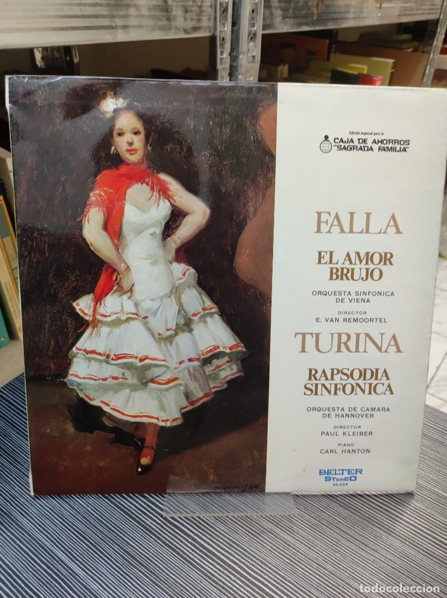 Discos de vinilo: Falla / Turina &ndash; El Amor Brujo / Rapsodia Sinf&oacute;nica - Foto 1