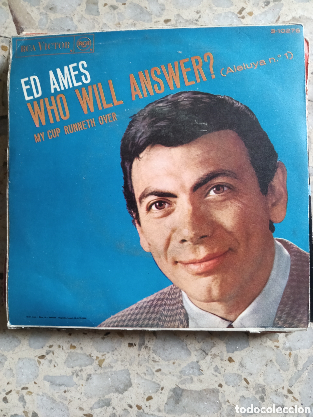 Discos de vinilo: SGL ED AMES WHO WILL ANSWER 1968 - Foto 2