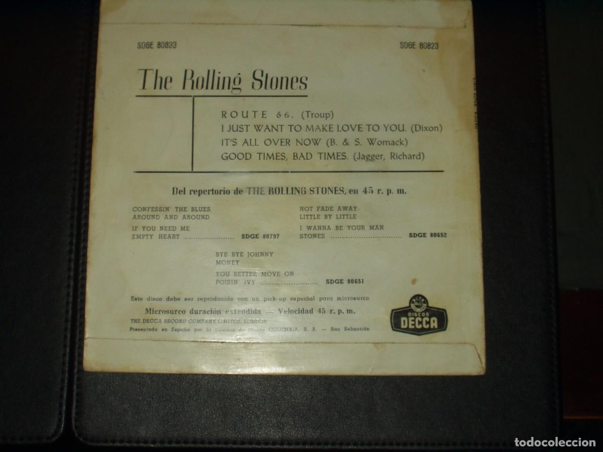 Discos de vinilo: ROLLING STONES EP ROUTE 66 +3 - Foto 2