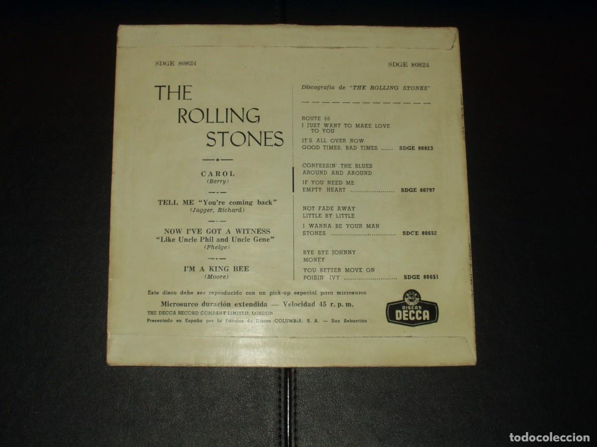 Discos de vinilo: ROLLING STONES EP CAROL +3 - Foto 2