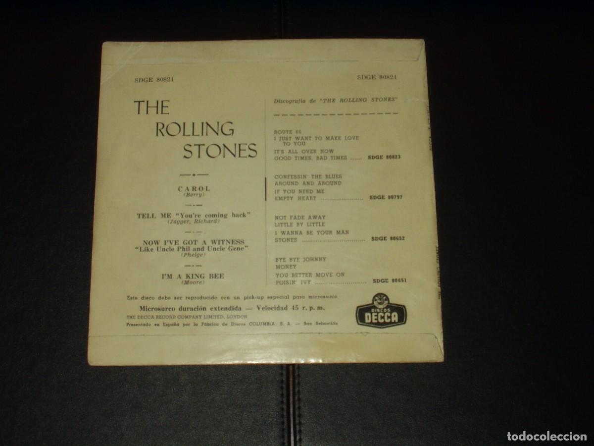 Discos de vinilo: ROLLING STONES EP CAROL +3 - Foto 2