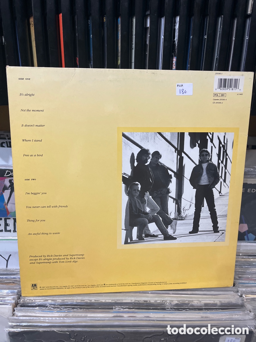 Discos de vinilo: supertramp free as bird - Foto 2