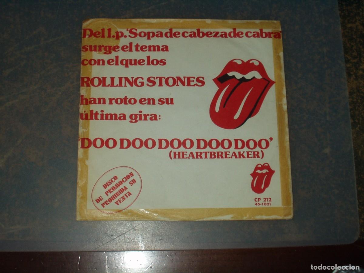 Discos de vinilo: ROLLING STONES SINGLE DOO DOO DOO DOO (PROMOCIONAL) - Foto 1
