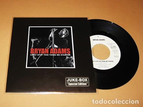 Discos de vinilo: BRYAN ADAMS - CANT STOP THIS THING WE STARTED - JUKE-BOX - SINGLE - 1991 - Foto 1