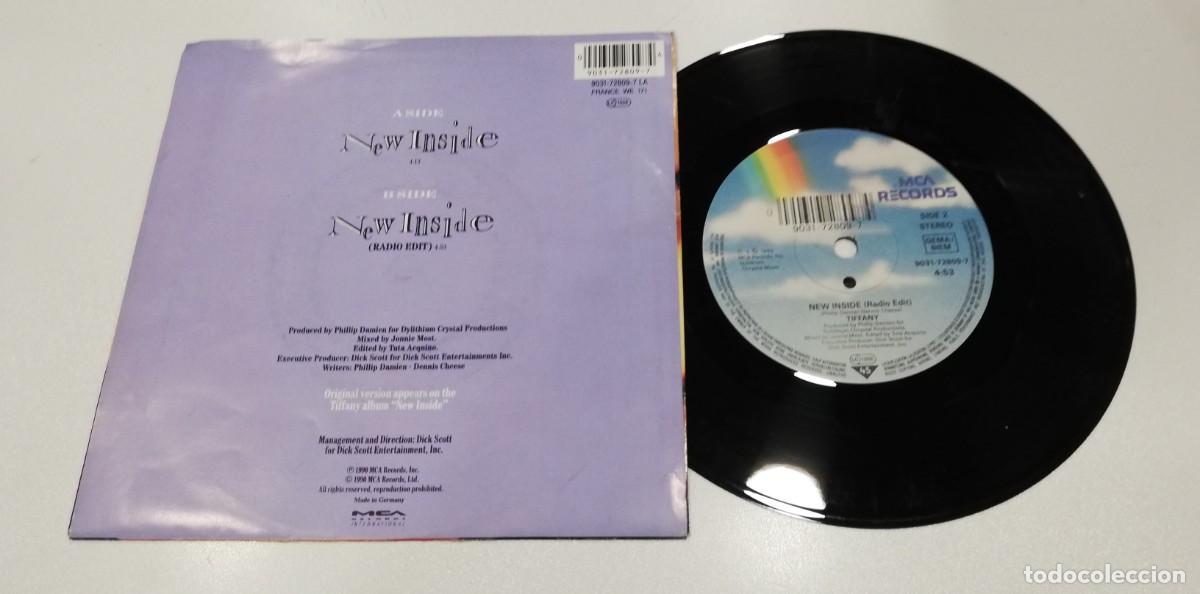 Discos de vinilo: SCO109-Tiffany - New Inside (7&rdquo;, Single) - Foto 2