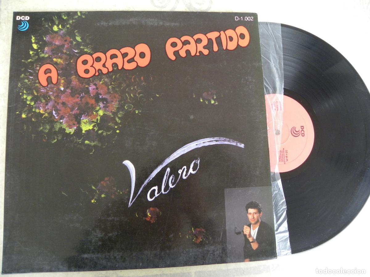 Discos de vinilo: VALERO -A BRAZO PARTIDO -LP 1989 - Foto 1