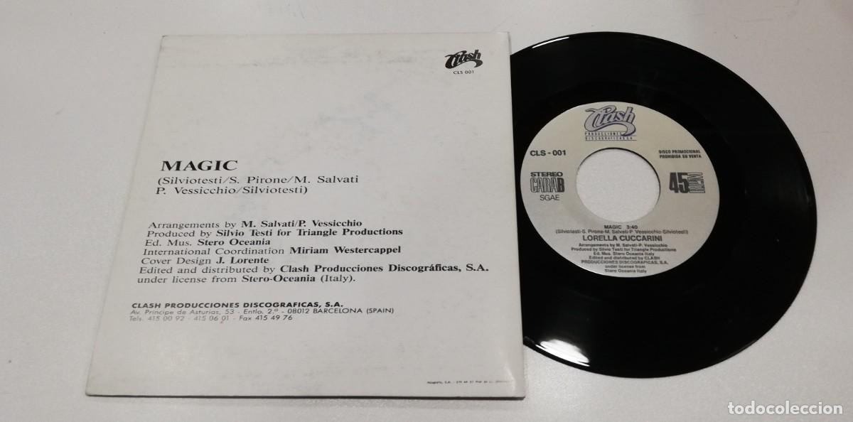 Discos de vinilo: SCO109-Lorella Cuccarini - Magic (7&rdquo;, Single, Promo) - Foto 2
