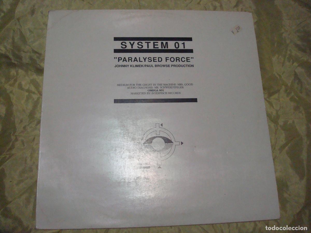 Discos de vinilo: SYSTEM 01. PARALYSED FORCE. MAXI-SINGLE. GERMANY, 1990 (#) - Foto 1