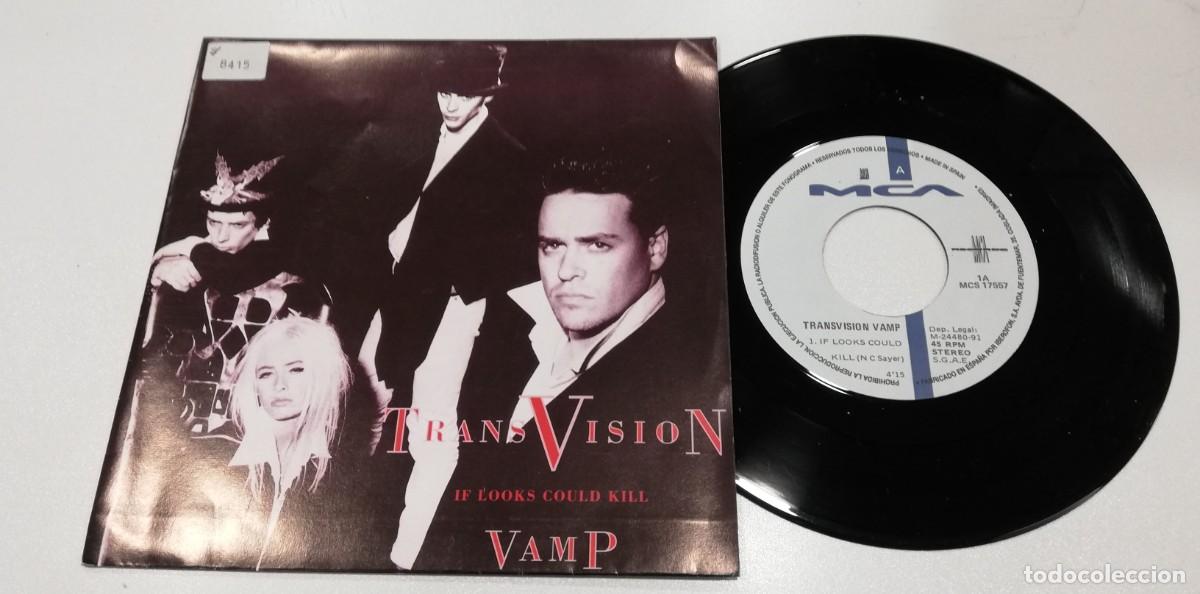 Discos de vinilo: SCO110-Transvision Vamp - If Looks Could Kill (7&rdquo;, Single) - Foto 1