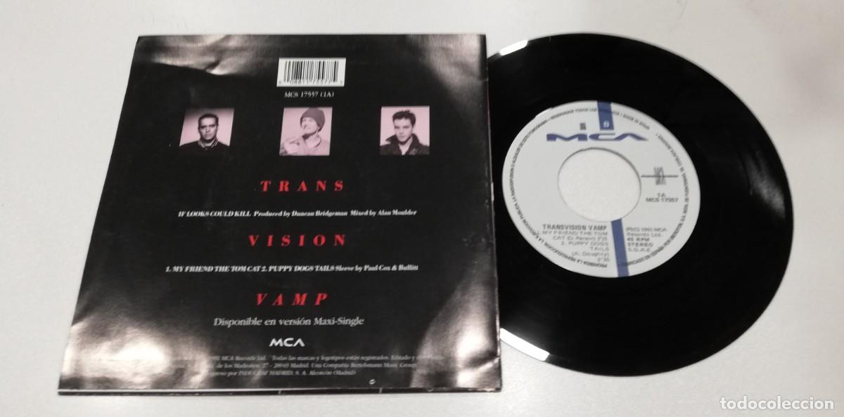 Discos de vinilo: SCO110-Transvision Vamp - If Looks Could Kill (7&rdquo;, Single) - Foto 2