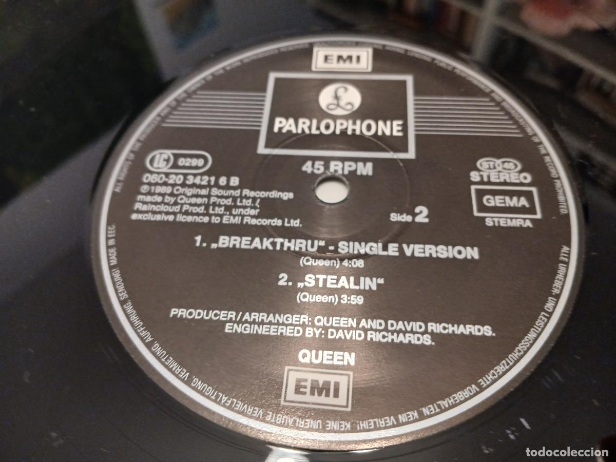 Discos de vinilo: Queen &lrm;&ndash; Breakthru- (1989) LP disco vinilo - Foto 2