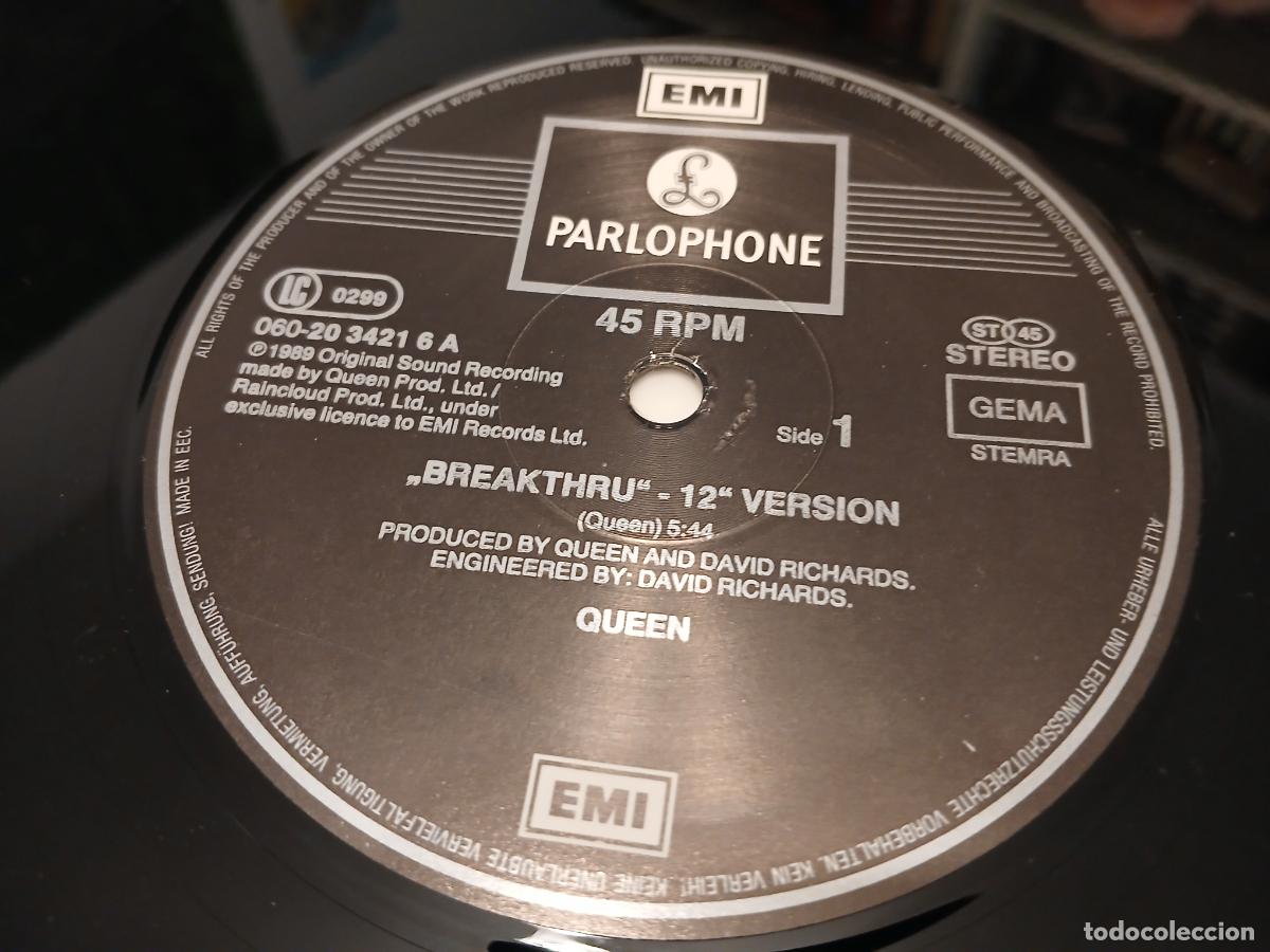 Discos de vinilo: Queen &lrm;&ndash; Breakthru- (1989) LP disco vinilo - Foto 3