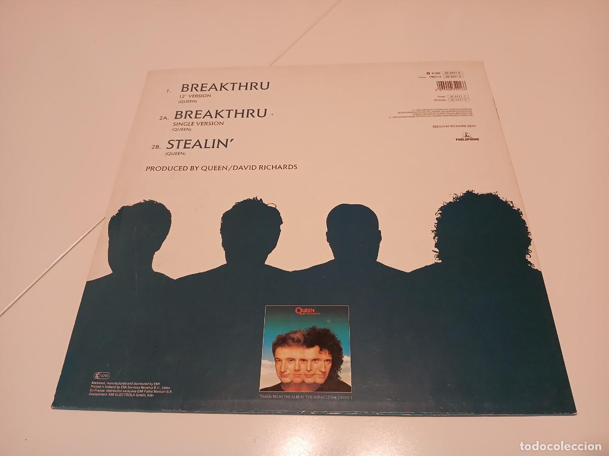 Discos de vinilo: Queen &lrm;&ndash; Breakthru- (1989) LP disco vinilo - Foto 7