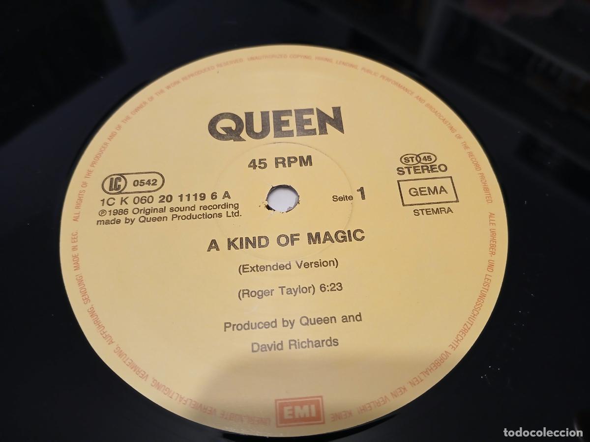 Discos de vinilo: Queen &ndash; A Kind Of Magic (Extended Version)- (1986) maxi-single - Foto 3