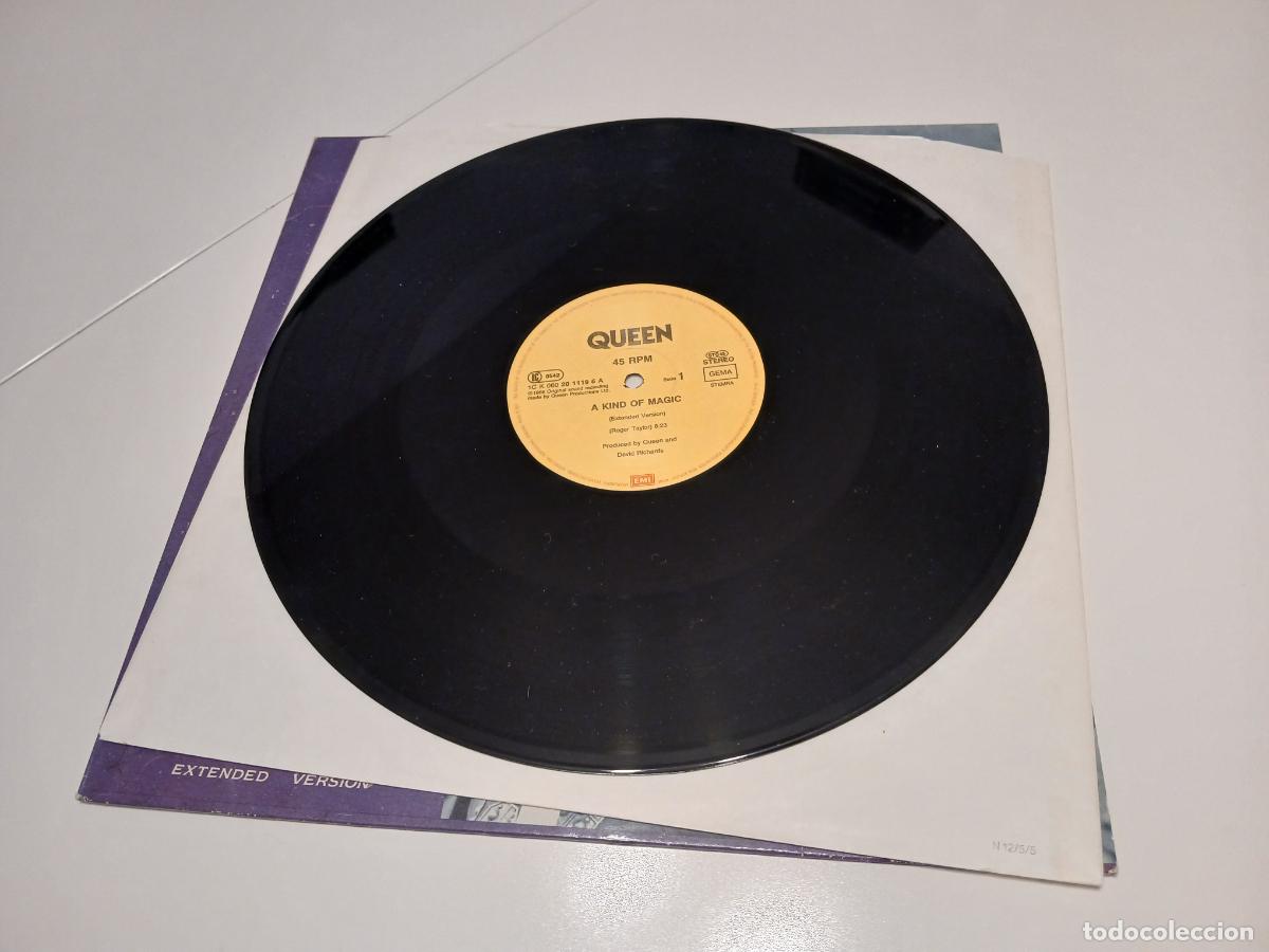 Discos de vinilo: Queen &ndash; A Kind Of Magic (Extended Version)- (1986) maxi-single - Foto 4