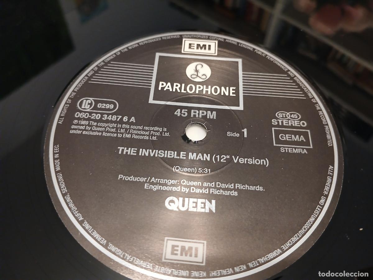 Discos de vinilo: Queen &ndash; The Invisible Man- (1989) maxi-single - Foto 3