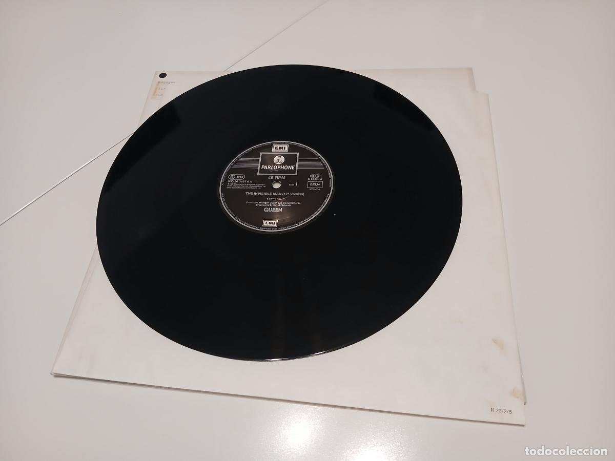 Discos de vinilo: Queen &ndash; The Invisible Man- (1989) maxi-single - Foto 4