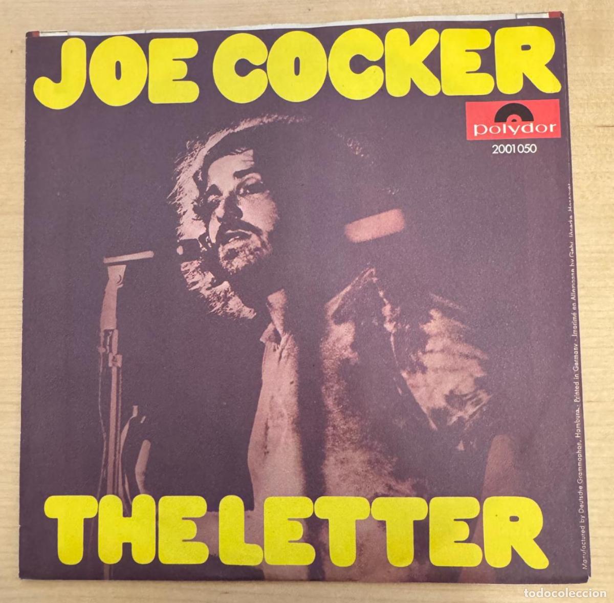 Discos de vinilo: joe cocker 45t The letter EX EX - Foto 3