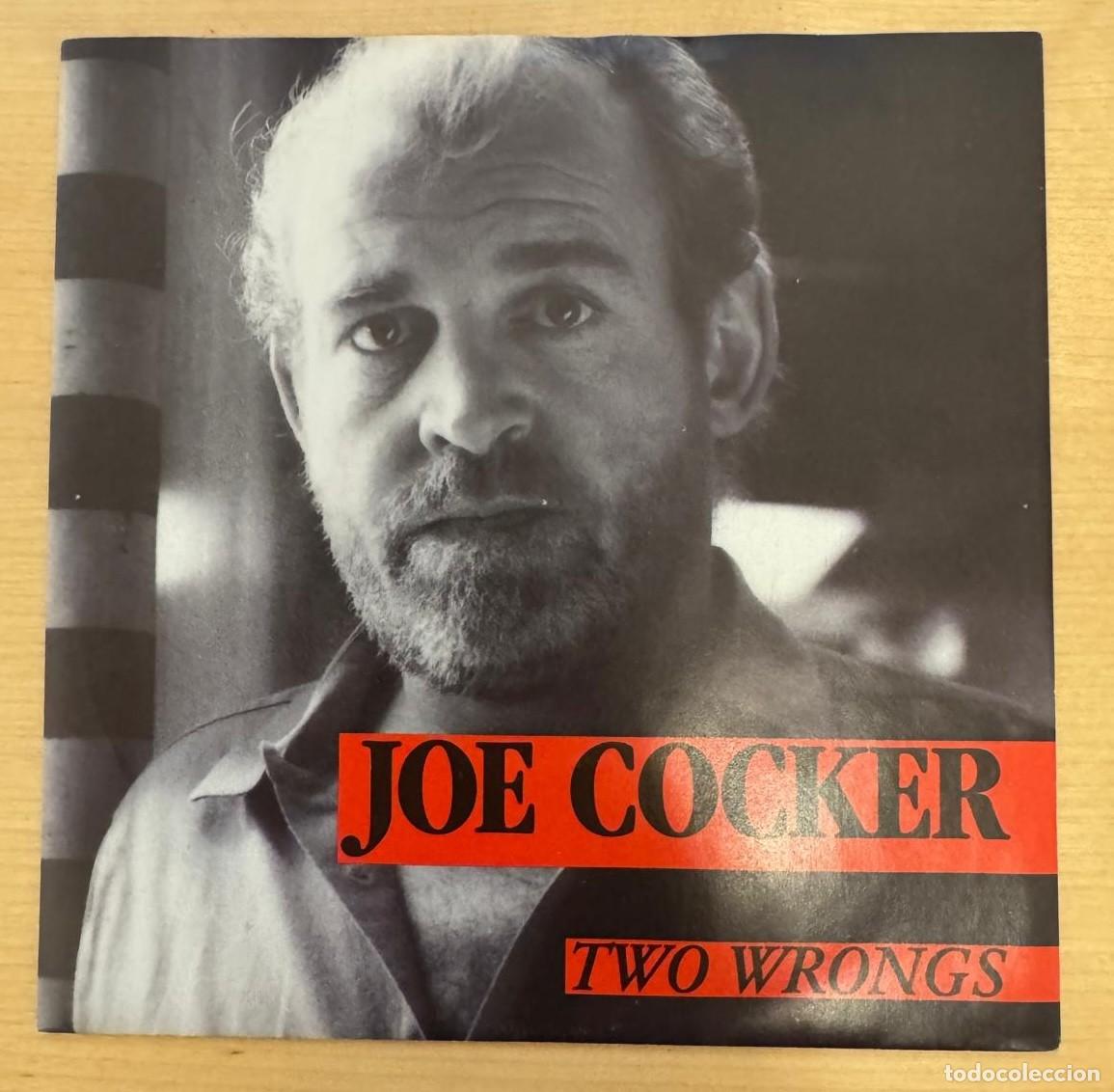 Discos de vinilo: Joe cocker 45t tow wrongs EX NM single - Foto 1