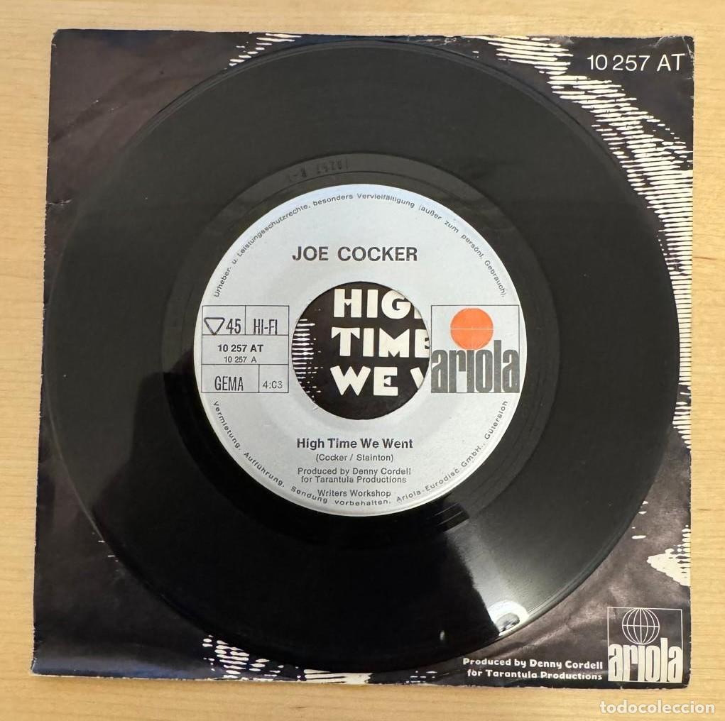 Discos de vinilo: joe cocker 45t High time we went VG++ EX - Foto 2
