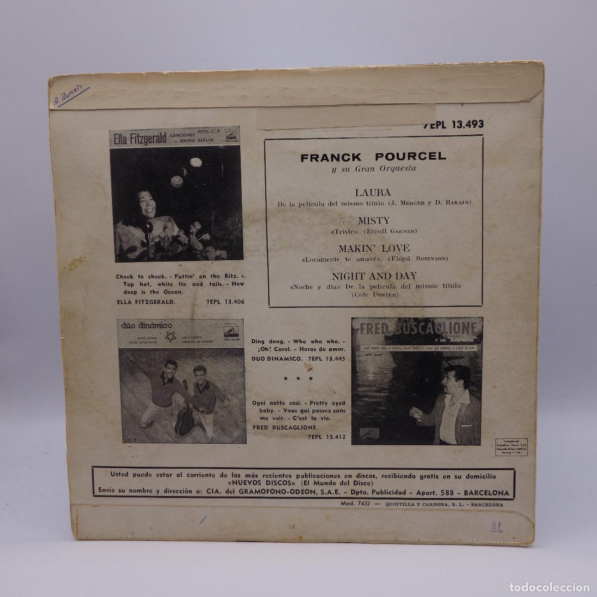Discos de vinilo: FRANCK POURCEL - LAURA - Foto 2