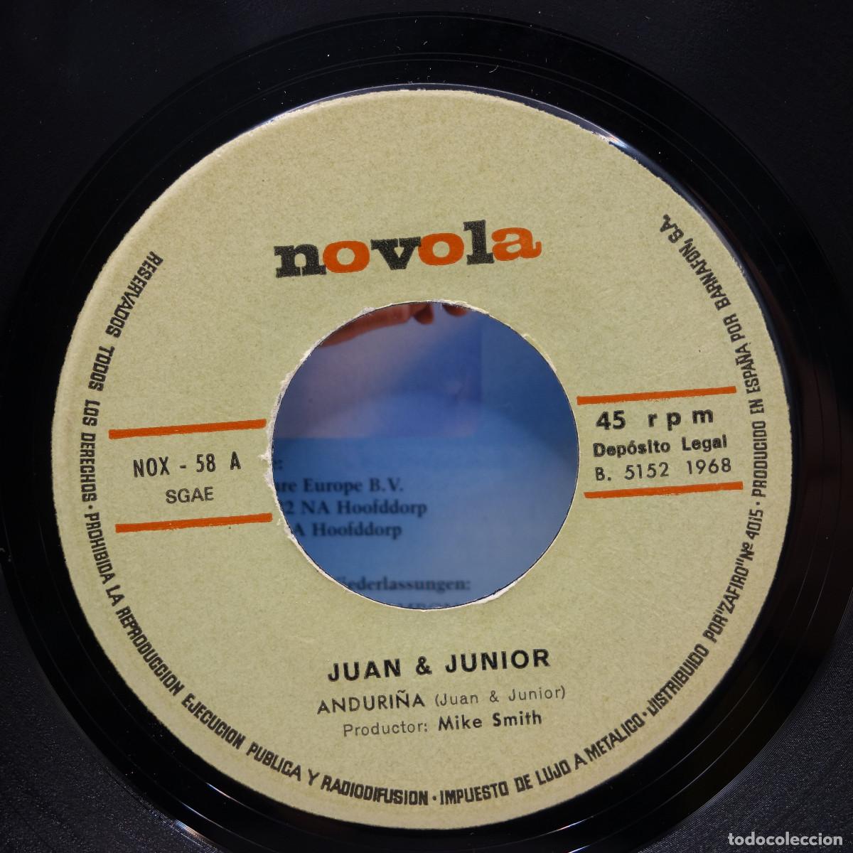 Discos de vinilo: JUAN & JUNIOR - ANDURI&Ntilde;A - Foto 6