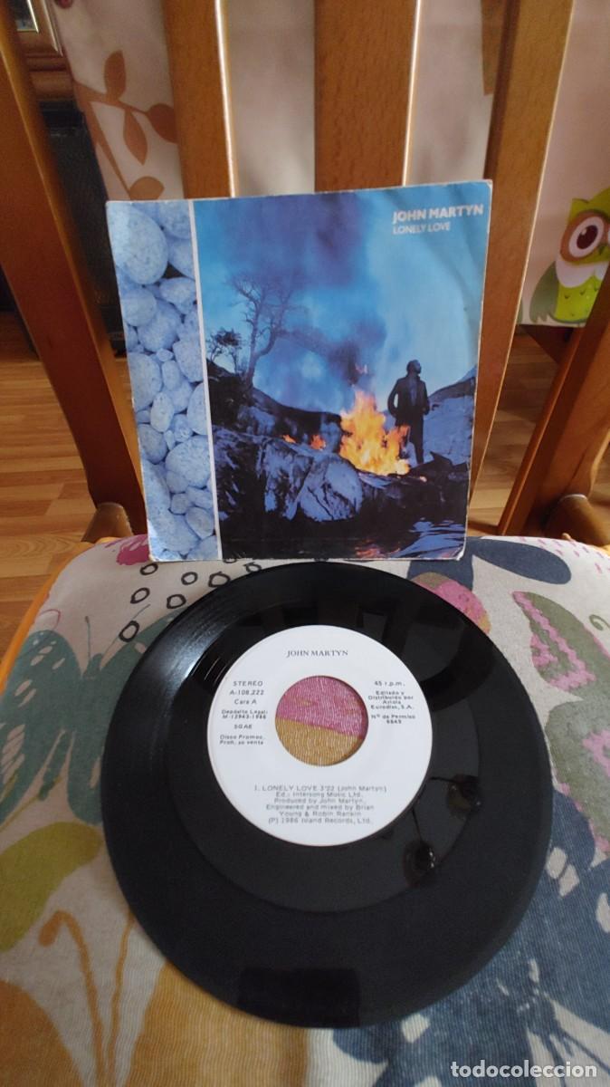 Discos de vinilo: JOHN MARTYN-SINGLE LONELY LOVE - Foto 1
