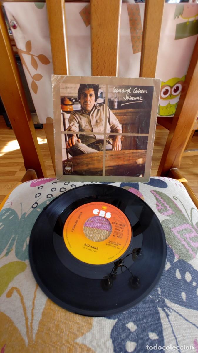 Discos de vinilo: LEONARD COHEN-SINGLE SUZANNE-ESCRITURA EN TRASERA - Foto 1