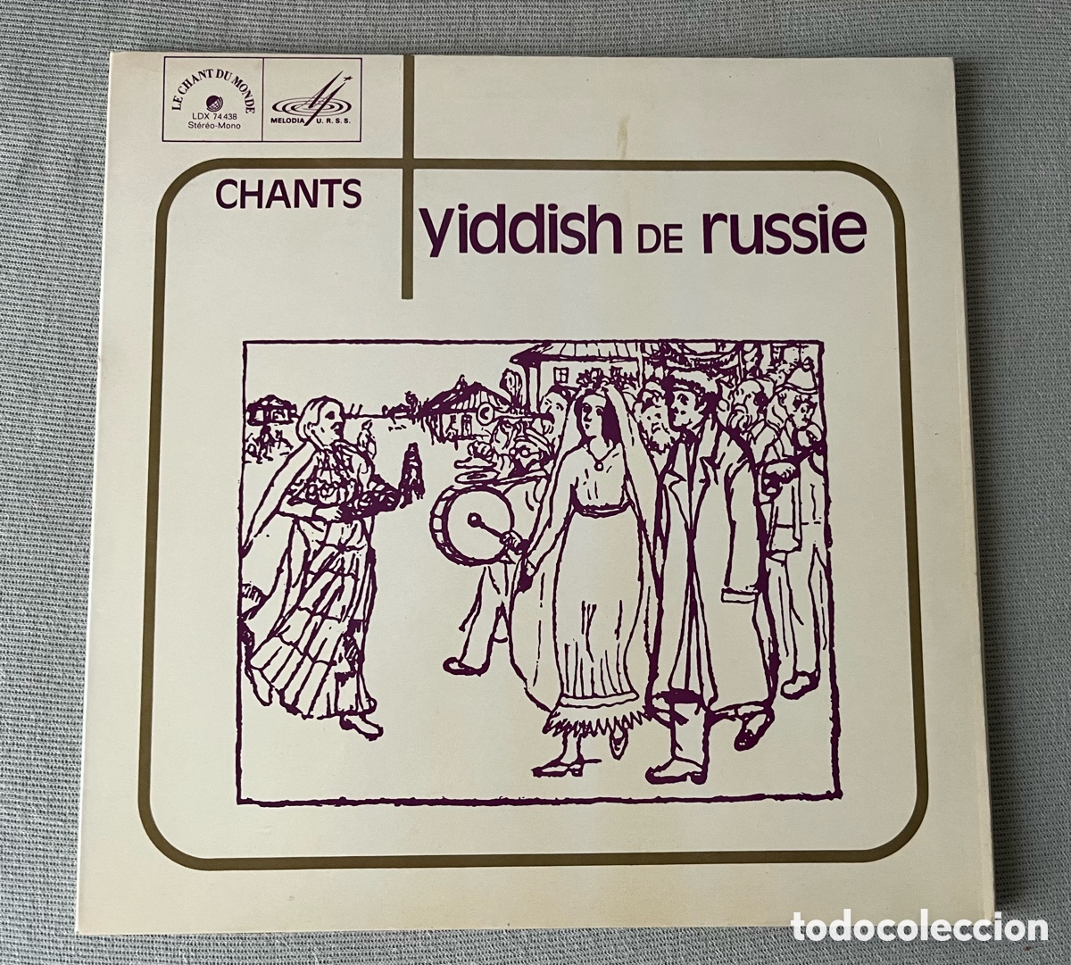 Discos de vinilo: Vinilo Yiddish de Russie - Le Chant du Monde - Foto 1