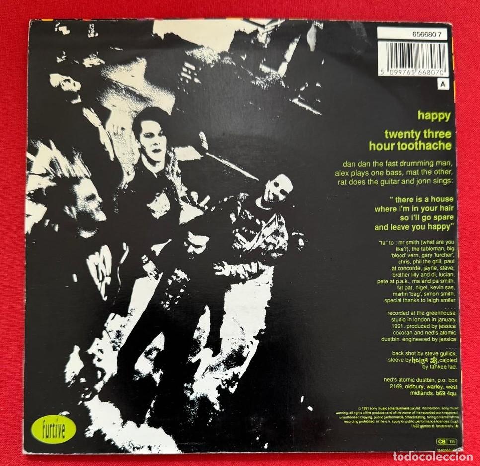 Discos de vinilo: NEDS ATOMIC DUSTBIN 45T BLACK HAPPY single - Foto 3