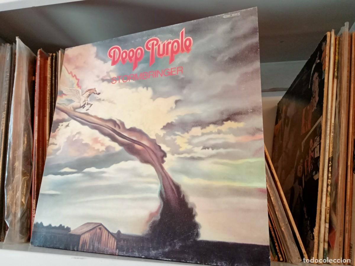 Discos de vinilo: Deep Purple &lrm;&ndash; Stormbringer -lp Italy 1985 - Foto 1