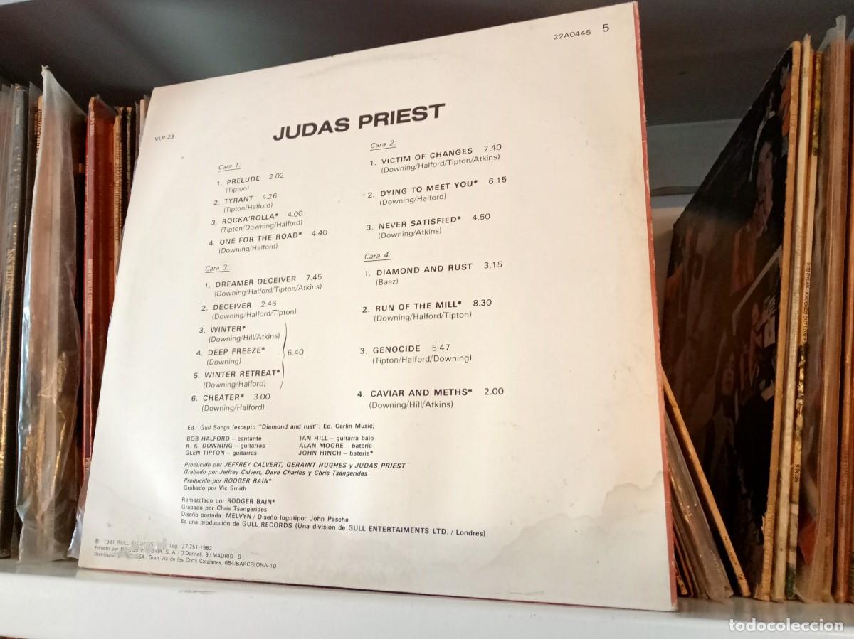 Discos de vinilo: Judas Priest &lrm;&ndash; Hero, Hero - 2lp Spain 1982 - Foto 2