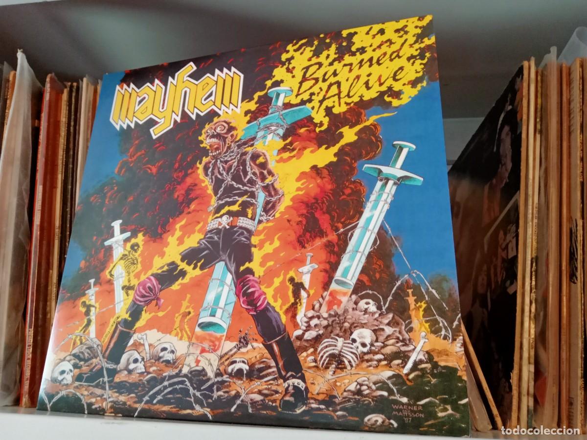 Discos de vinilo: Mayhem &lrm;&ndash; Burned Alive - lp Germany 2022 - Foto 1