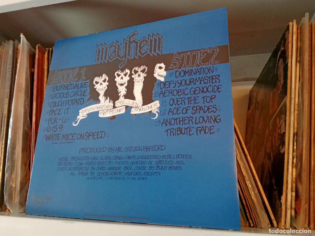 Discos de vinilo: Mayhem &lrm;&ndash; Burned Alive - lp Germany 2022 - Foto 2